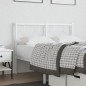 vidaXL Cabecero de metal blanco 120 cm vidaXL Cabecero de metal blanco 120 cm