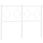 vidaXL Cabecero de metal blanco 120 cm vidaXL Cabecero de metal blanco 120 cm