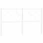 vidaXL Cabecero de metal blanco 160 cm vidaXL Cabecero de metal blanco 160 cm