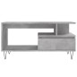 vidaXL Mesa de centro madera contrachapada gris hormigón 90x49x45 cm vidaXL Mesa de centro madera contrachapada gris hormigón 90x49x45 cm