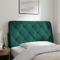 vidaXL Cabecero de cama acolchado terciopelo verde oscuro 100 cm vidaXL Cabecero de cama acolchado terciopelo verde oscuro 100 cm