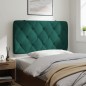 vidaXL Cabecero de cama acolchado terciopelo verde oscuro 100 cm vidaXL Cabecero de cama acolchado terciopelo verde oscuro 100 cm