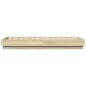 vidaXL Estructura de cama madera de ingeniería roble Sonoma 75x190 cm vidaXL Estructura de cama madera de ingeniería roble Sonoma 75x190 cm