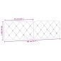 vidaXL Cabecero de cama acolchado terciopelo negro 180 cm vidaXL Cabecero de cama acolchado terciopelo negro 180 cm