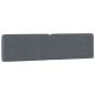 vidaXL Cabecero de cama acolchado terciopelo gris oscuro 200 cm vidaXL Cabecero de cama acolchado terciopelo gris oscuro 200 cm