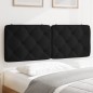 vidaXL Cabecero de cama acolchado terciopelo negro 120 cm vidaXL Cabecero de cama acolchado terciopelo negro 120 cm
