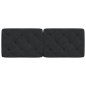 vidaXL Cabecero de cama acolchado terciopelo negro 120 cm vidaXL Cabecero de cama acolchado terciopelo negro 120 cm