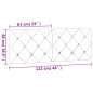 vidaXL Cabecero de cama acolchado terciopelo negro 120 cm vidaXL Cabecero de cama acolchado terciopelo negro 120 cm