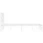 vidaXL Estructura de cama con cabecero metal blanca 140x200 cm vidaXL Estructura de cama con cabecero metal blanca 140x200 cm