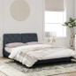 vidaXL Estructura de cama luces LED terciopelo gris oscuro 120x200 cm vidaXL Estructura de cama luces LED terciopelo gris oscuro 120x200 cm