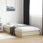 vidaXL Estructura de cama madera de ingeniería roble Sonoma 100x200 cm vidaXL Estructura de cama madera de ingeniería roble Sonoma 100x200 cm