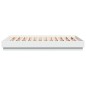 vidaXL Estructura de cama madera de ingeniería blanca 120x190 cm