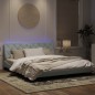 vidaXL Estructura cama con luces LED terciopelo gris claro 180x200 cm vidaXL Estructura cama con luces LED terciopelo gris claro 180x200 cm