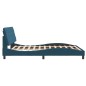 vidaXL Estructura de cama con luces LED terciopelo azul 160x200 cm vidaXL Estructura de cama con luces LED terciopelo azul 160x200 cm