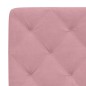 vidaXL Estructura de cama con luces LED terciopelo rosa 200x200 cm vidaXL Estructura de cama con luces LED terciopelo rosa 200x200 cm