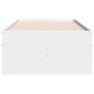 vidaXL Tumbona con cajones madera de ingeniería blanco 90x200 cm vidaXL Tumbona con cajones madera de ingeniería blanco 90x200 cm