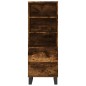 vidaXL Aparador alto madera contrachapada roble ahumado 40x36x110 cm vidaXL Aparador alto madera contrachapada roble ahumado 40x36x110 cm