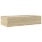 vidaXL Tumbona con cajones madera ingeniería roble Sonoma 90x200 cm vidaXL Tumbona con cajones madera ingeniería roble Sonoma 90x200 cm