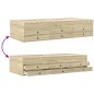 vidaXL Tumbona con cajones madera ingeniería roble Sonoma 90x200 cm vidaXL Tumbona con cajones madera ingeniería roble Sonoma 90x200 cm