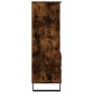 vidaXL Aparador alto madera contrachapada roble ahumado 40x36x110 cm vidaXL Aparador alto madera contrachapada roble ahumado 40x36x110 cm