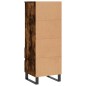 vidaXL Aparador alto madera contrachapada roble ahumado 40x36x110 cm vidaXL Aparador alto madera contrachapada roble ahumado 40x36x110 cm