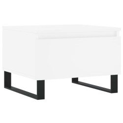 vidaXL Mesa de centro madera de ingeniería blanco 50x46x35 cm