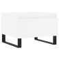 vidaXL Mesa de centro madera de ingeniería blanco 50x46x35 cm vidaXL Mesa de centro madera de ingeniería blanco 50x46x35 cm