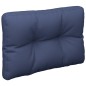 vidaXL Cojines para muebles de palets 2 unidades tela azul marino vidaXL Cojines para muebles de palets 2 unidades tela azul marino