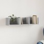 vidaXL Mueble de pared madera ingeniería gris Sonoma 75x18x16,5 cm vidaXL Mueble de pared madera ingeniería gris Sonoma 75x18x16,5 cm