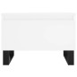 vidaXL Mesa de centro madera de ingeniería blanco 50x46x35 cm vidaXL Mesa de centro madera de ingeniería blanco 50x46x35 cm