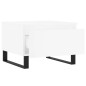 vidaXL Mesa de centro madera de ingeniería blanco 50x46x35 cm vidaXL Mesa de centro madera de ingeniería blanco 50x46x35 cm