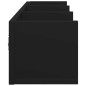 vidaXL Muebles de pared 2 uds madera de ingeniería negro 75x18x16,5 cm vidaXL Muebles de pared 2 uds madera de ingeniería negro 75x18x16,5 cm