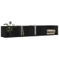 vidaXL Mueble de pared de madera de ingeniería negro 99x18x16,5 cm vidaXL Mueble de pared de madera de ingeniería negro 99x18x16,5 cm