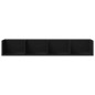 vidaXL Mueble de pared de madera de ingeniería negro 99x18x16,5 cm vidaXL Mueble de pared de madera de ingeniería negro 99x18x16,5 cm