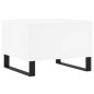 vidaXL Mesa de centro madera de ingeniería blanco 50x46x35 cm vidaXL Mesa de centro madera de ingeniería blanco 50x46x35 cm