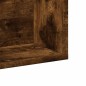 vidaXL Mueble de pared madera ingeniería roble ahumado 99x18x16,5 cm vidaXL Mueble de pared madera ingeniería roble ahumado 99x18x16,5 cm