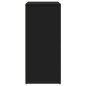 vidaXL Aparador de madera de ingeniería negro 60x31x70 cm vidaXL Aparador de madera de ingeniería negro 60x31x70 cm