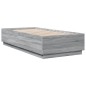 vidaXL Estructura de cama madera de ingeniería gris Sonoma 90x200 cm vidaXL Estructura de cama madera de ingeniería gris Sonoma 90x200 cm
