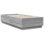 vidaXL Estructura de cama madera de ingeniería gris Sonoma 90x200 cm vidaXL Estructura de cama madera de ingeniería gris Sonoma 90x200 cm