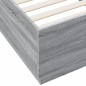 vidaXL Estructura de cama madera de ingeniería gris Sonoma 90x200 cm vidaXL Estructura de cama madera de ingeniería gris Sonoma 90x200 cm