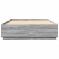 vidaXL Estructura de cama madera de ingeniería gris Sonoma 160x200 cm vidaXL Estructura de cama madera de ingeniería gris Sonoma 160x200 cm