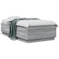 vidaXL Estructura de cama madera de ingeniería gris Sonoma 90x190 cm vidaXL Estructura de cama madera de ingeniería gris Sonoma 90x190 cm