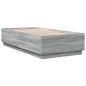 vidaXL Estructura de cama madera de ingeniería gris Sonoma 90x190 cm vidaXL Estructura de cama madera de ingeniería gris Sonoma 90x190 cm