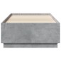 vidaXL Estructura de cama madera de ingeniería gris hormigón 75x190 cm vidaXL Estructura de cama madera de ingeniería gris hormigón 75x190 cm