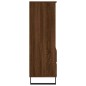 vidaXL Aparador alto madera contrachapada roble marrón 40x36x110 cm vidaXL Aparador alto madera contrachapada roble marrón 40x36x110 cm