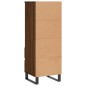 vidaXL Aparador alto madera contrachapada roble marrón 40x36x110 cm vidaXL Aparador alto madera contrachapada roble marrón 40x36x110 cm