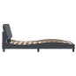 vidaXL Estructura cama con cabecero terciopelo gris oscuro 100x200 cm vidaXL Estructura cama con cabecero terciopelo gris oscuro 100x200 cm