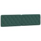 vidaXL Estructura cama con cabecero terciopelo verde oscuro 200x200 cm vidaXL Estructura cama con cabecero terciopelo verde oscuro 200x200 cm