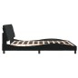vidaXL Estructura de cama con luz LED terciopelo negro 180x200 cm vidaXL Estructura de cama con luz LED terciopelo negro 180x200 cm