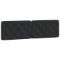 vidaXL Estructura de cama con luz LED terciopelo negro 180x200 cm vidaXL Estructura de cama con luz LED terciopelo negro 180x200 cm